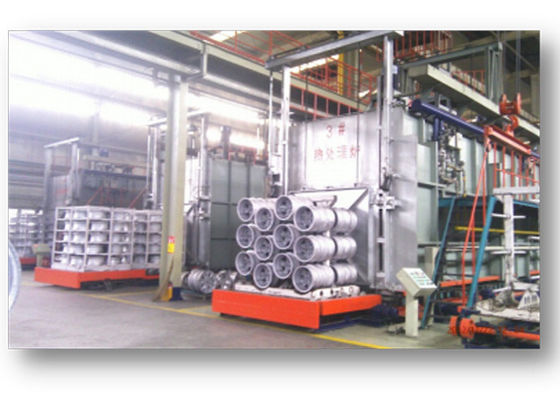 चीन रोलर प्रकार रोलर चूल्हा भट्ठी 290 - 310Mpa मैक्स एल्यूमीनियम मिश्र धातु भागों के लिए अधिकतम शक्ति आपूर्तिकर्ता